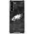 NFL Philadelphia Eagles Black & White Galaxy S24 FE Clear Case