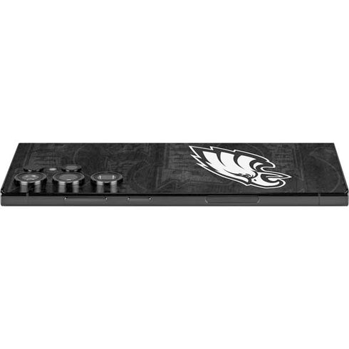 NFL Philadelphia Eagles Black & White Galaxy S25 Ultra Skin