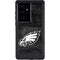 NFL Philadelphia Eagles Black & White Galaxy S24 Ultra Waterproof Case