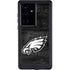 NFL Philadelphia Eagles Black & White Galaxy S24 Ultra Waterproof Case