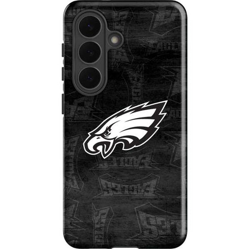 NFL Philadelphia Eagles Black & White Galaxy S26 Impact Case
