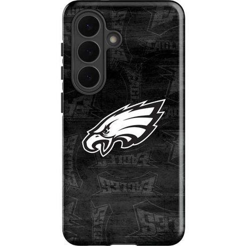NFL Philadelphia Eagles Black & White Galaxy S26 Plus Impact Case
