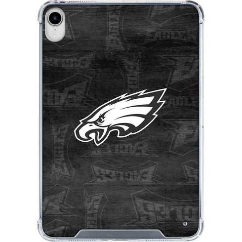 NFL Philadelphia Eagles Black & White iPad 11th Gen (2025) Clear Case