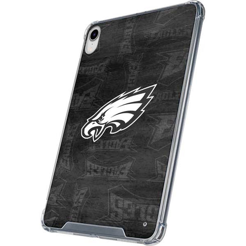 NFL Philadelphia Eagles Black & White iPad 11th Gen (2025) Clear Case