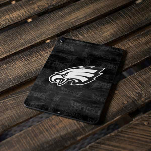 NFL Philadelphia Eagles Black & White Apple iPad Pro Skin
