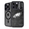NFL Philadelphia Eagles Black & White iPhone 13 Pro Max Kickstand Case