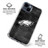 NFL Philadelphia Eagles Black & White iPhone 15 Clear Case
