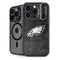 NFL Philadelphia Eagles Black & White iPhone 15 Pro Kickstand Case
