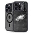 NFL Philadelphia Eagles Black & White iPhone 15 Pro Kickstand Case