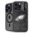 NFL Philadelphia Eagles Black & White iPhone 15 Pro Max Kickstand Case