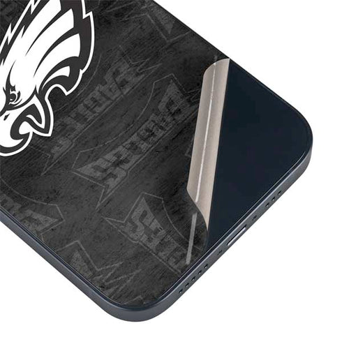 NFL Philadelphia Eagles Black & White iPhone 15 Skin