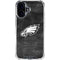 NFL Philadelphia Eagles Black & White iPhone 16 Plus Clear Case