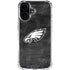 NFL Philadelphia Eagles Black & White iPhone 16 Plus Clear Case