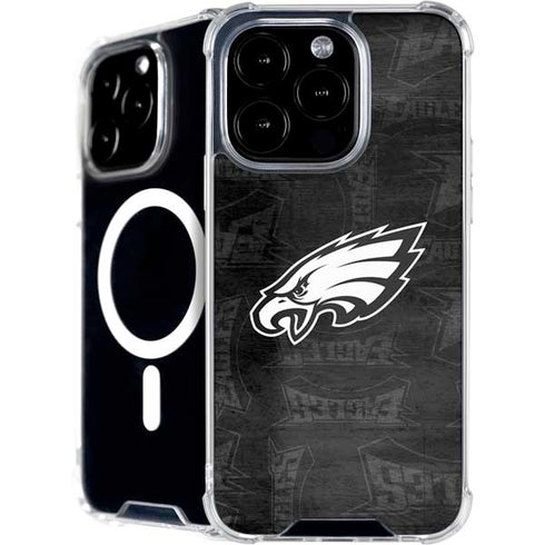 NFL Philadelphia Eagles Black & White iPhone 16 Pro Max MagSafe Case