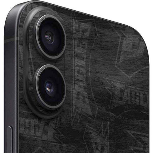 NFL Philadelphia Eagles Black & White iPhone 16 Skin