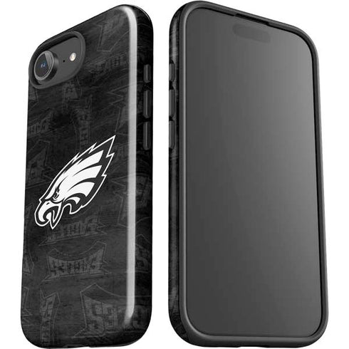 NFL Philadelphia Eagles Black & White iPhone 16e Impact Case