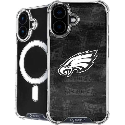 NFL Philadelphia Eagles Black & White iPhone 17 MagSafe Case