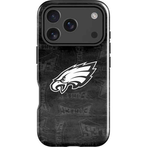 NFL Philadelphia Eagles Black & White iPhone 18 Pro Impact Case