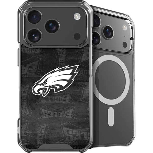 NFL Philadelphia Eagles Black & White iPhone 18 Pro MagSafe Case