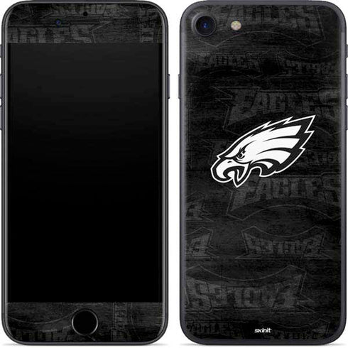 NFL Philadelphia Eagles Black & White iPhone 8 Skin