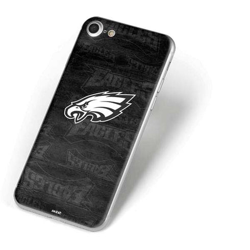 NFL Philadelphia Eagles Black & White iPhone 8 Skin