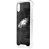 NFL Philadelphia Eagles Black & White iPhone XS Clear Case