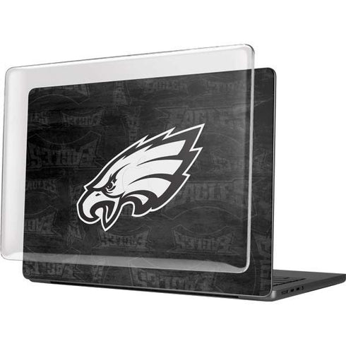 NFL Philadelphia Eagles Black & White MacBook Pro 14in (2021-24) Case plus Skin