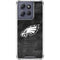 NFL Philadelphia Eagles Black & White Moto G 5G (2025) Clear Case