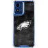 NFL Philadelphia Eagles Black & White Moto G 5G (2024) Clear Case