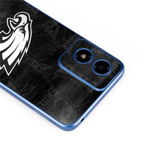 NFL Philadelphia Eagles Black & White Moto G Play 4G (2024) Skin