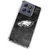 NFL Philadelphia Eagles Black & White Moto G Play 5G (2025) Clear Case