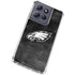 NFL Philadelphia Eagles Black & White Moto G Power 5G (2025) Clear Case
