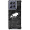 NFL Philadelphia Eagles Black & White Moto G Stylus 5G (2025) Clear Case