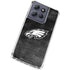 NFL Philadelphia Eagles Black & White Moto G Stylus 5G (2025) Clear Case