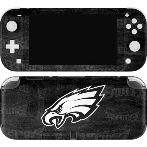 NFL Philadelphia Eagles Black & White Nintendo Skins