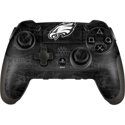 NFL Philadelphia Eagles Black & White PlayStation Scuf Vantage 2 Controller Skin