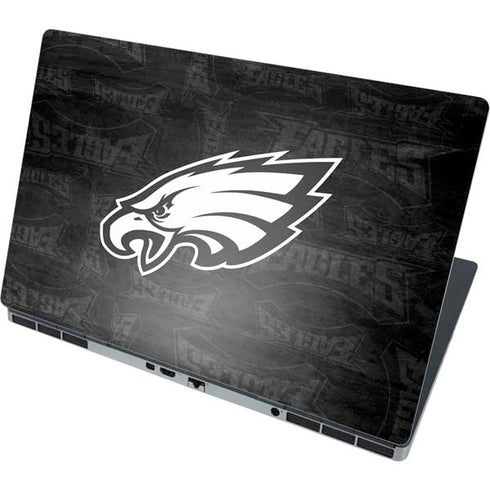 NFL Philadelphia Eagles Black & White Dell Precision Skin
