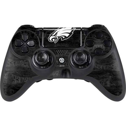 NFL Philadelphia Eagles Black & White PlayStation PS4 Skins