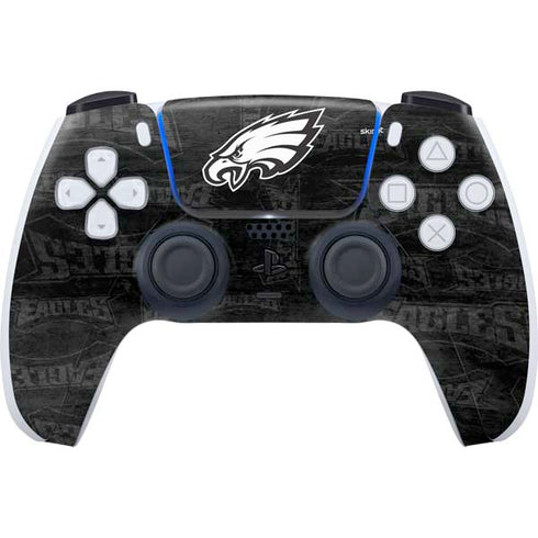NFL Philadelphia Eagles Black & White PlayStation PS5 Skins