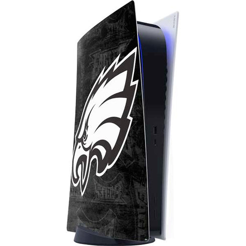 NFL Philadelphia Eagles Black & White PlayStation PS5 Skins