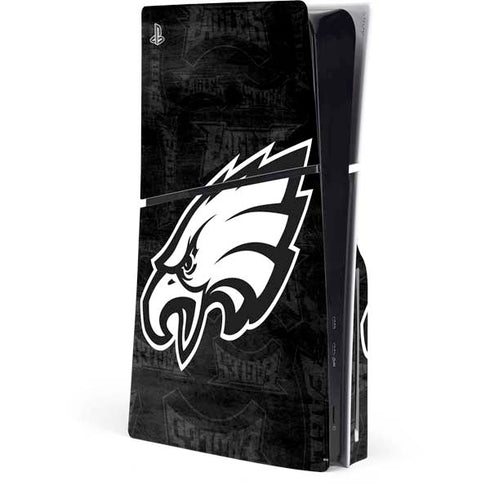 NFL Philadelphia Eagles Black & White PlayStation PS5 Skins
