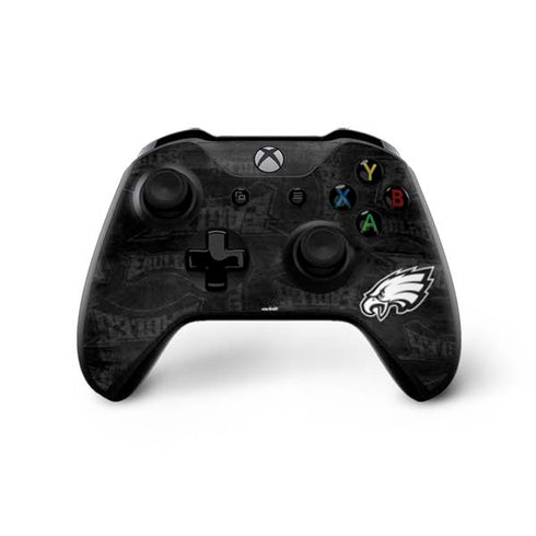 NFL Philadelphia Eagles Black & White Xbox One Skins