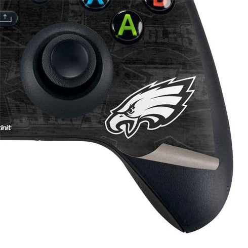 NFL Philadelphia Eagles Black & White XBox Series X Digital Edition Bundle Skin