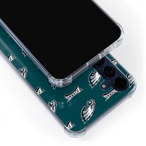 NFL Philadelphia Eagles Blitz Series Galaxy A55 5G Clear Case