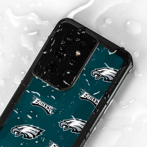 NFL Philadelphia Eagles Blitz Series Galaxy S24 Ultra Waterproof Case