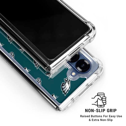 NFL Philadelphia Eagles Blitz Series Galaxy Z Fold6 Clear Case