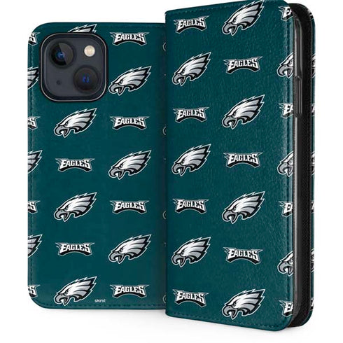 NFL Philadelphia Eagles Blitz Series iPhone 15 Plus Folio Case