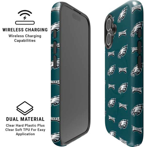 NFL Philadelphia Eagles Blitz Series iPhone 16 Plus Magsafe Impact Case