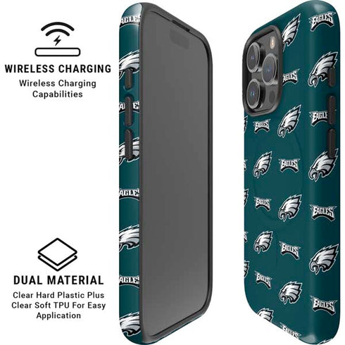 NFL Philadelphia Eagles Blitz Series iPhone 16 Pro Magsafe Impact Case