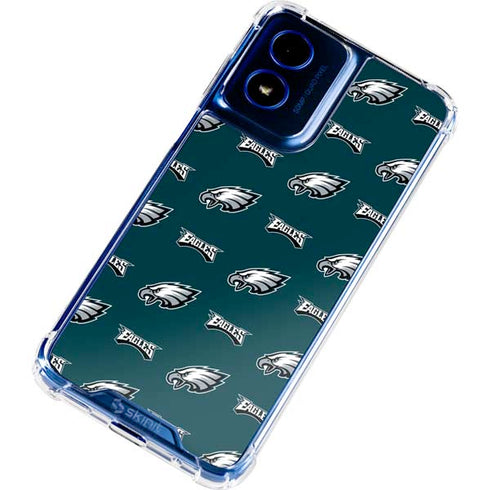 NFL Philadelphia Eagles Blitz Series Moto G 5G (2024) Clear Case